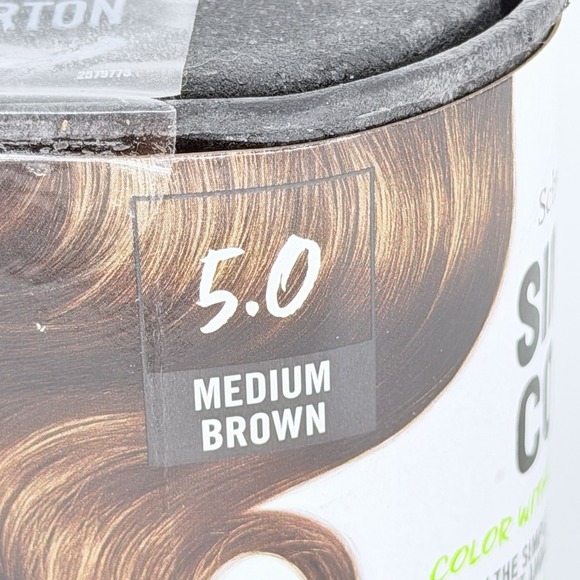 Schwarzkopf Simply Color Permanent Hair Color, 5.0 Medium Brown New In Box - Picture 3 of 9